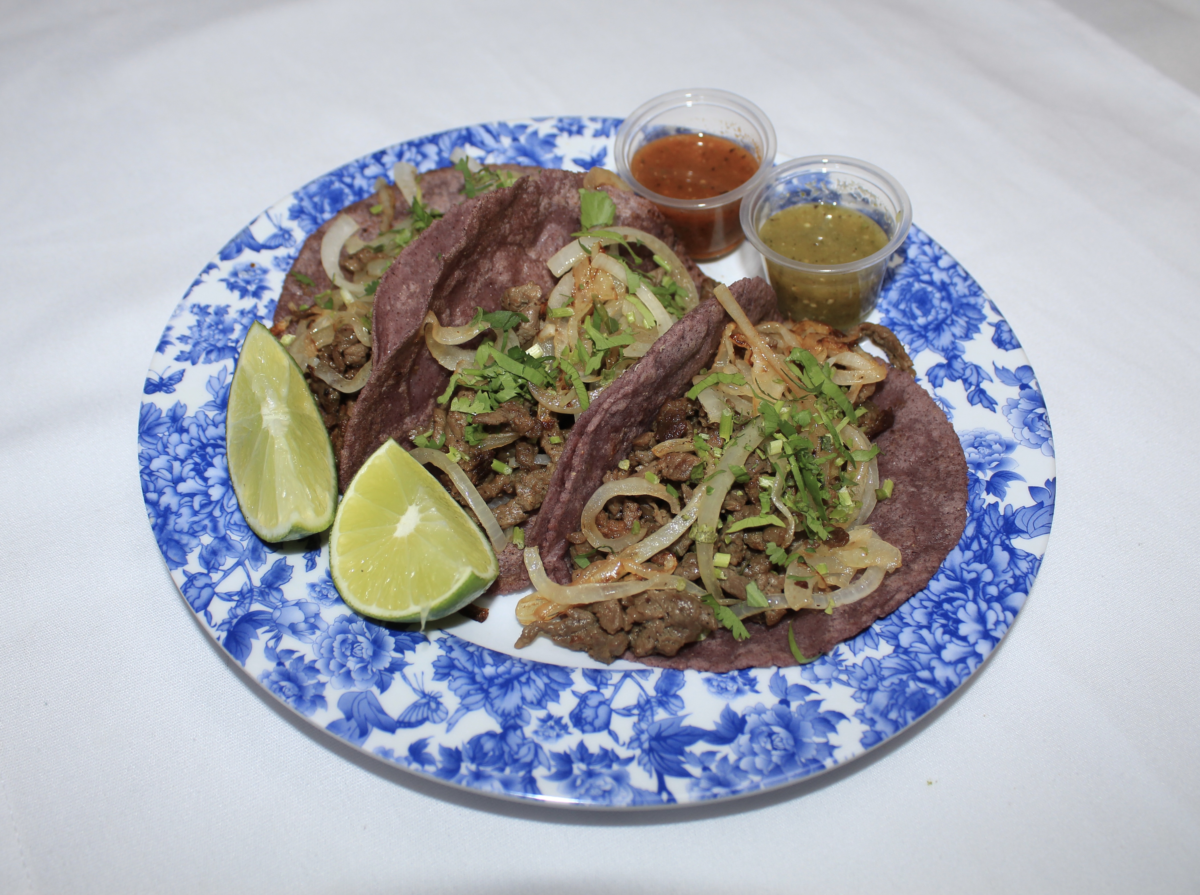 Taco Azul Plate Photo
